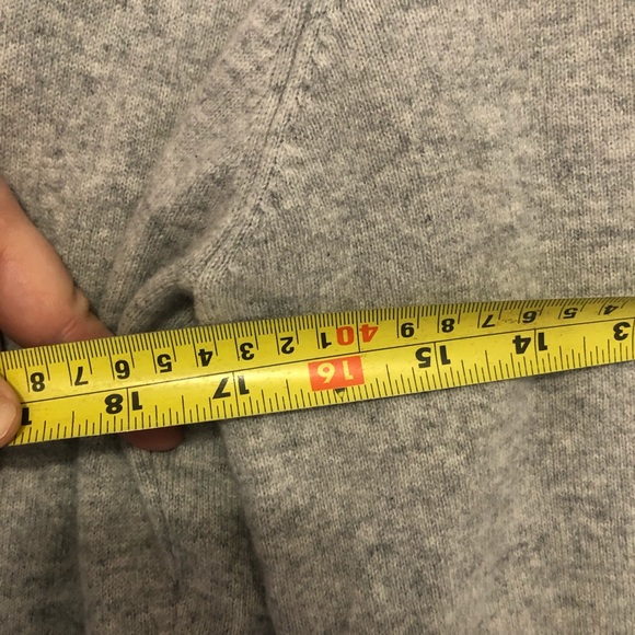 Soft Cashmere pink + grey turtleneck studded - Picture 6 of 6